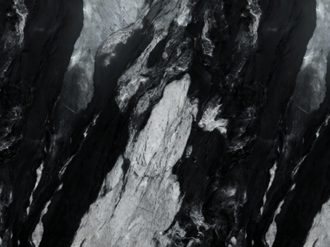 黑色大理石瓷砖 黑白大理石 黑色山水大理石