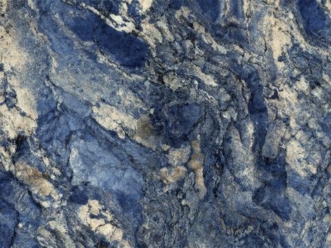 玻利维亚蓝奢石 蓝宝石大理石 蓝色大理石瓷砖岩板