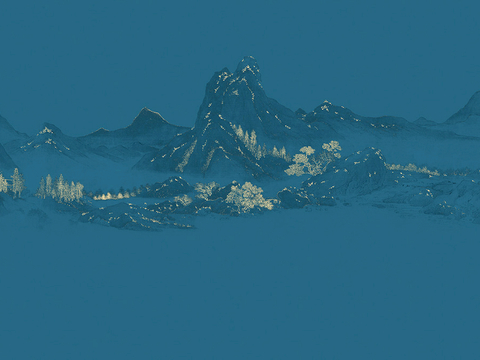 新中式立体壁画 背景墙壁画 山水壁画 墙画 壁纸 墙纸 墙布