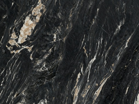 黑色大理石瓷砖岩板 黑白大理石 黑色山水大理石