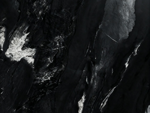 黑色大理石瓷砖岩板 黑白大理石 黑色山水大理石