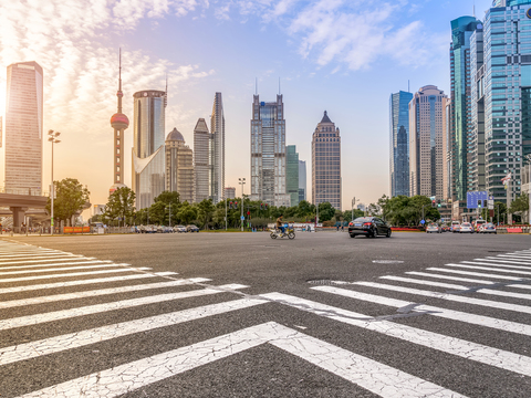 都市风情  道路建筑风景 外景