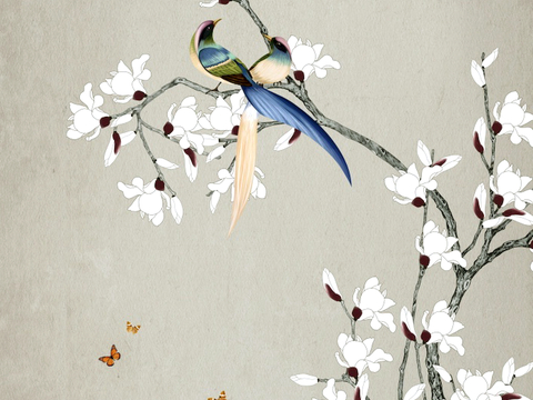  新中式立体壁画 背景墙壁画 山水壁画 墙画 壁纸 墙纸 墙布 