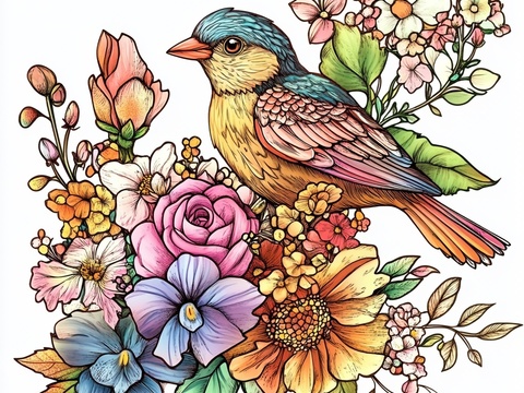  高清中式装饰画 