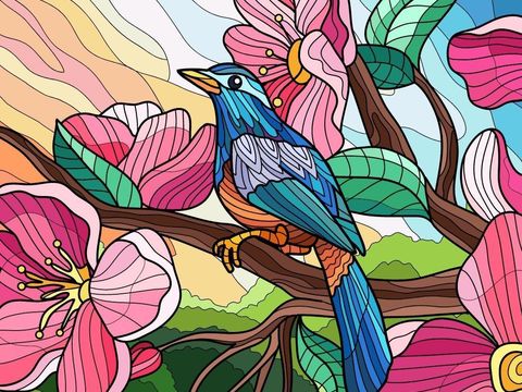  高清中式装饰画 