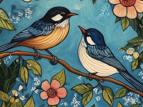  高清中式装饰画 