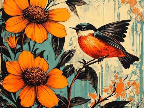 高清中式装饰画