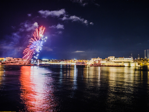 海边建筑风景 夜景 外景、城市夜景