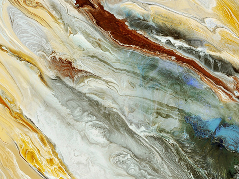 云锦彩墨大理石奢石