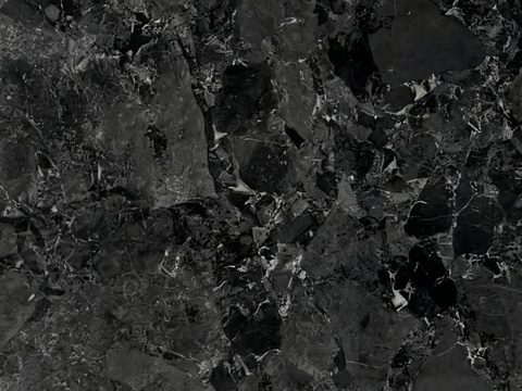 黑色大理石瓷砖岩板 深色大理石 冰块纹理黑色奢 现代简约