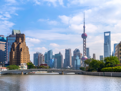 都市风情 海边城市风景 外景
