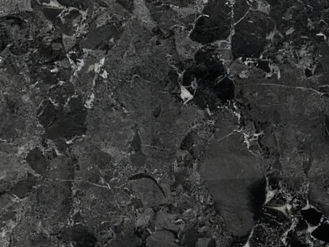 黑色大理石瓷砖岩板 深色大理石 仿大理石纹黑色水磨石