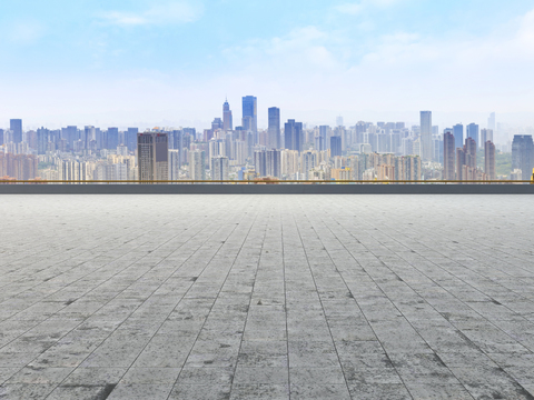 都市风情  城市广场建筑风景 外景