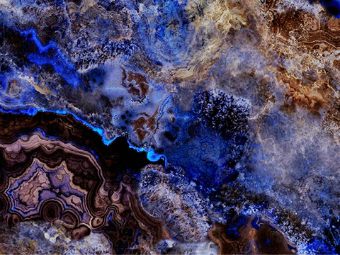 探索未来蓝色大理石贴图