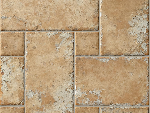 中古米黄古堡砖 无缝  诧寂风米黄复古砖 现代中式莱姆石