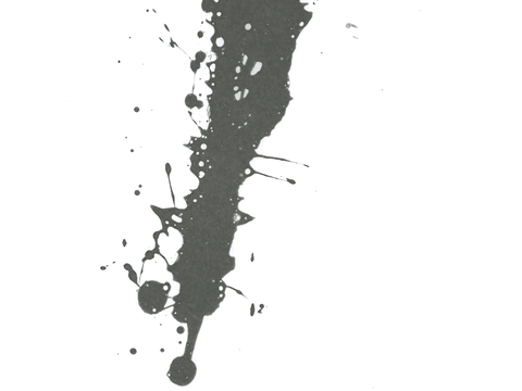  飞溅墨迹 水迹 泼墨 污迹 污渍 墨水涂鸦 抽象艺术画 