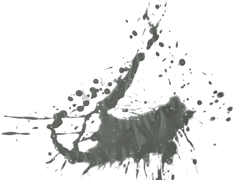  飞溅墨迹 水迹 泼墨 污迹 污渍 墨水涂鸦 抽象艺术画 