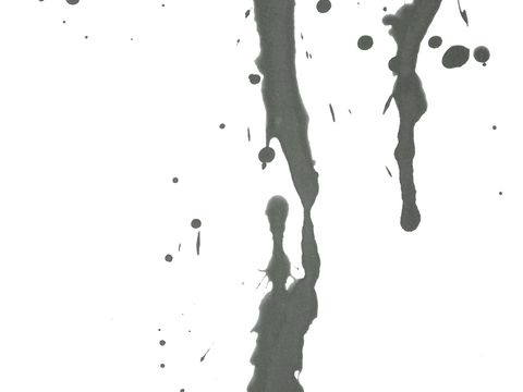  飞溅墨迹 水迹 泼墨 污迹 污渍 墨水涂鸦 抽象艺术画 