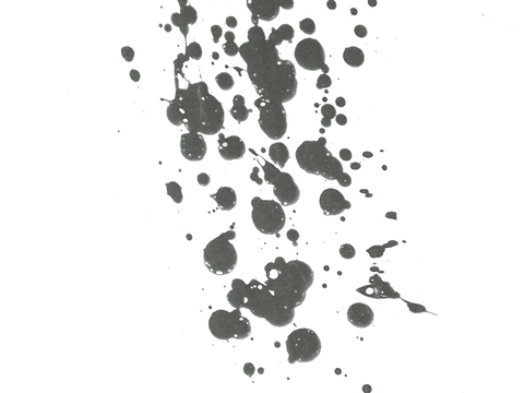  飞溅墨迹 水迹 泼墨 污迹 污渍 墨水涂鸦 抽象艺术画 
