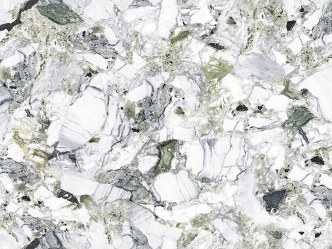冷翡翠白色大理石岩板