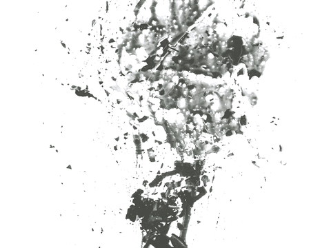  飞溅墨迹 水迹 泼墨 污迹 污渍 墨水涂鸦 抽象艺术画 