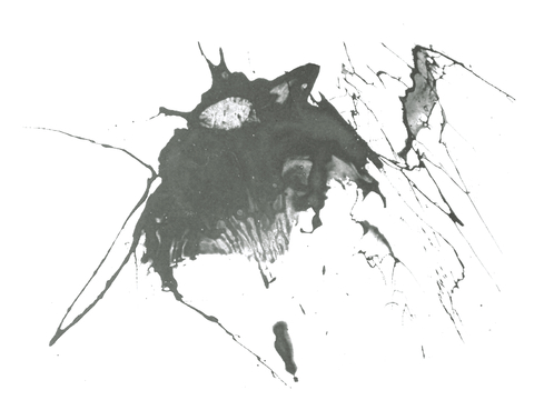  飞溅墨迹 水迹 泼墨 污迹 污渍 墨水涂鸦 抽象艺术画 