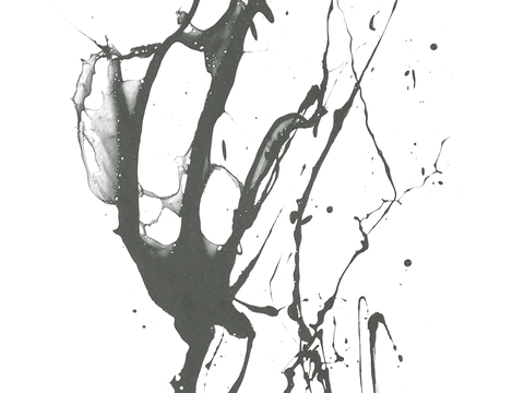  飞溅墨迹 水迹 污迹 污渍 墨水涂鸦 抽象艺术画 