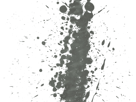  飞溅墨迹 水迹 泼墨 污迹 污渍 墨水涂鸦 抽象艺术画 