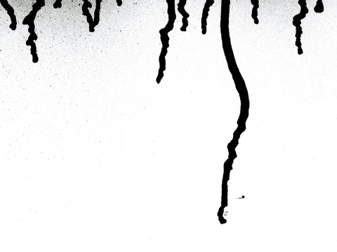  飞溅墨迹 水迹 泼墨 污迹 污渍 墨水涂鸦 抽象艺术画 