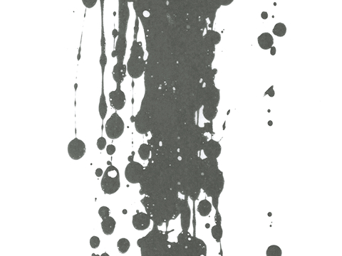  飞溅墨迹 水迹 泼墨 污迹 污渍 墨水涂鸦 抽象艺术画 