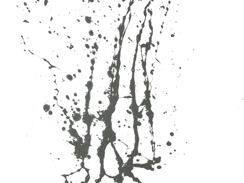 飞溅墨迹 水迹 污迹 污渍 墨水涂鸦 抽象艺术画