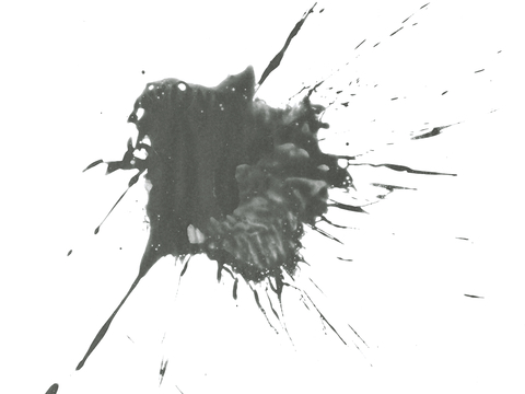  飞溅墨迹 水迹 泼墨 污迹 污渍 墨水涂鸦 抽象艺术画 