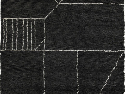 新中式几何地毯  简约地毯 地毯 块毯 毛毯