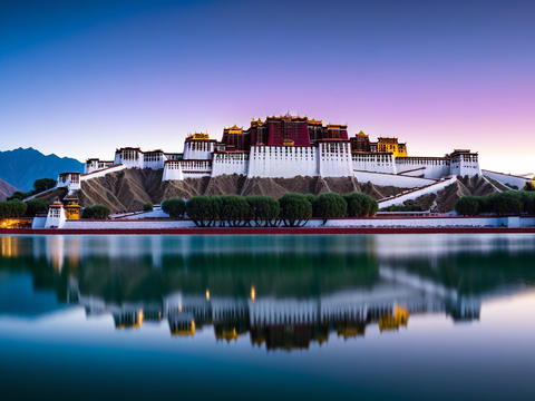 西藏布达拉宫 建筑摄影