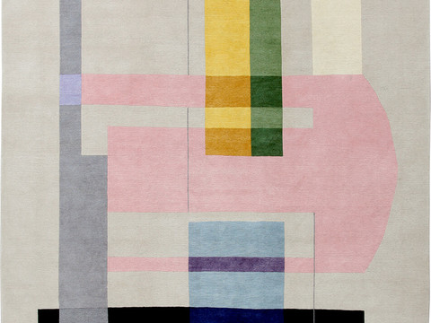 现代几何地毯  简约地毯 地毯 块毯 毛毯