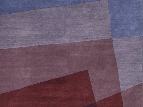 现代几何地毯  简约地毯 地毯 块毯 毛毯