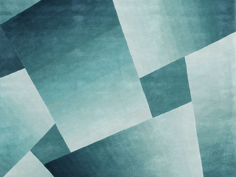 现代几何地毯  简约地毯 地毯 块毯 毛毯