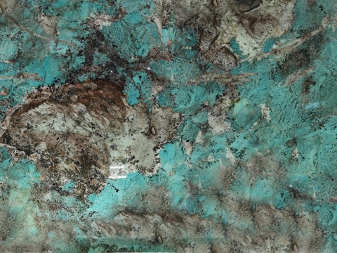 孔雀蓝奢石大理石