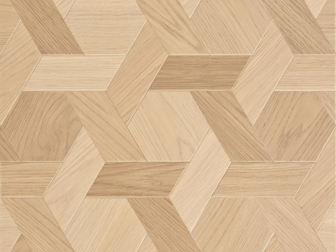 浅色拼花木地板