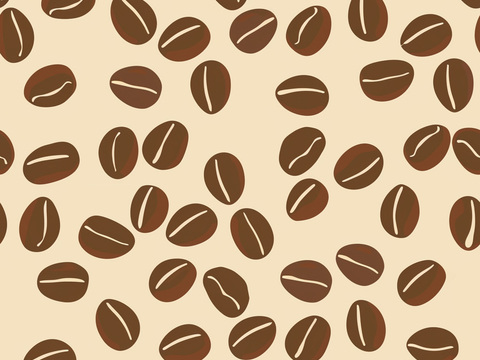 咖啡壁纸 花纹壁纸 卡通壁纸 壁纸