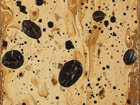 咖啡壁纸 花纹壁纸 卡通壁纸 壁纸