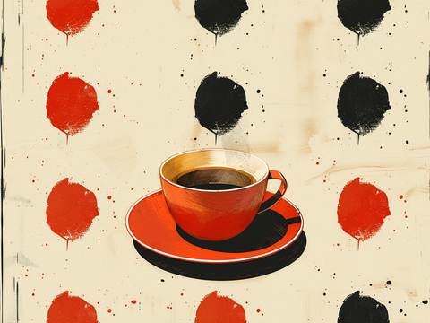 咖啡壁纸 花纹壁纸 卡通壁纸 壁纸