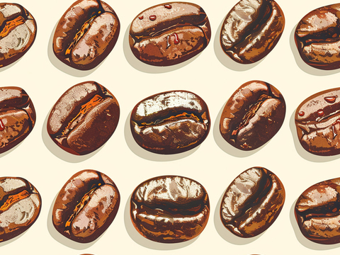 咖啡壁纸 花纹壁纸 卡通壁纸 壁纸