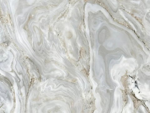 安第斯雪景大理石 白色山水大理石 白玉石 透光大理石