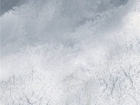 云雾缭绕的山林景观高清素材