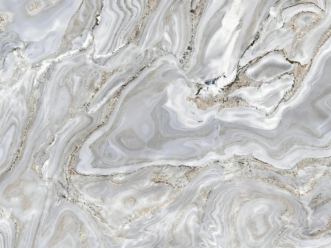 安第斯雪景大理石 白色山水大理石 白玉石 透光大理石