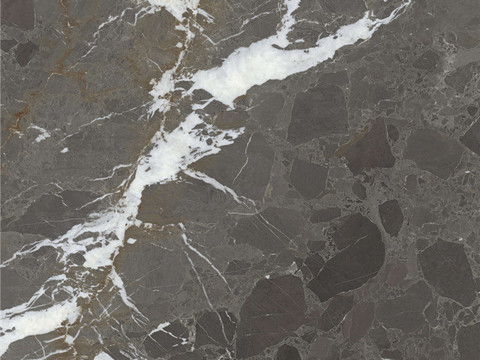 蒙娜丽莎现代轻奢艺术格力斯黑岩板