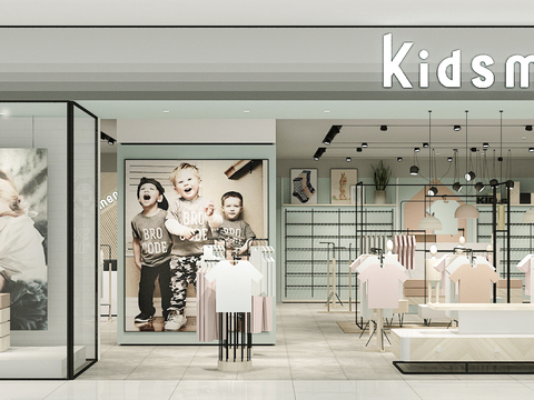 商场店铺门面夜景日景玻璃橱窗 写字楼大楼玻璃幕墙外立面贴图