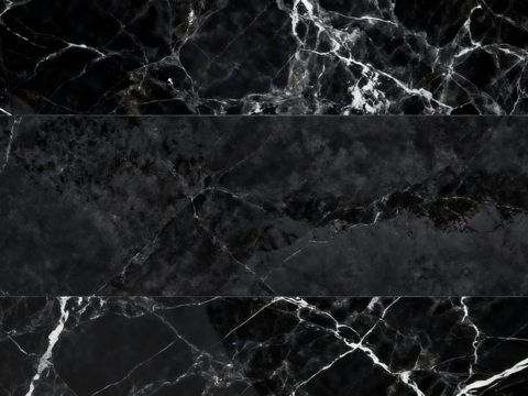 黑色拼花瓷砖 黑色奢石拼花 黑白根奢石拼花 现代轻奢黑地砖