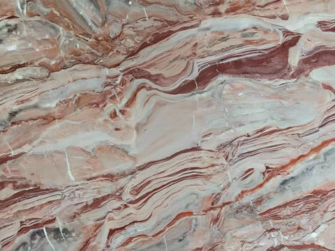 威尼斯红大理石 红色大理石 红奢石 中式山水大理石